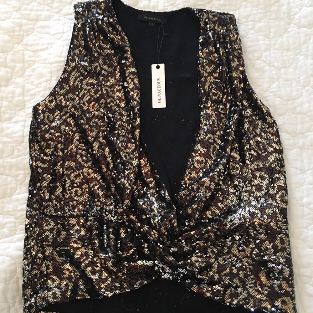 Sequin Night Out Top
